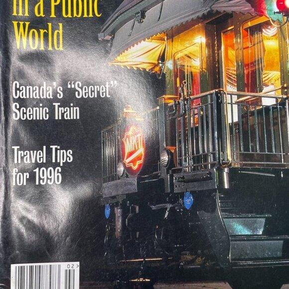 Trains Magazine of Railroading u February 1996 Vol 56 No 2 Private Cars Trave - Picture 3 of 10